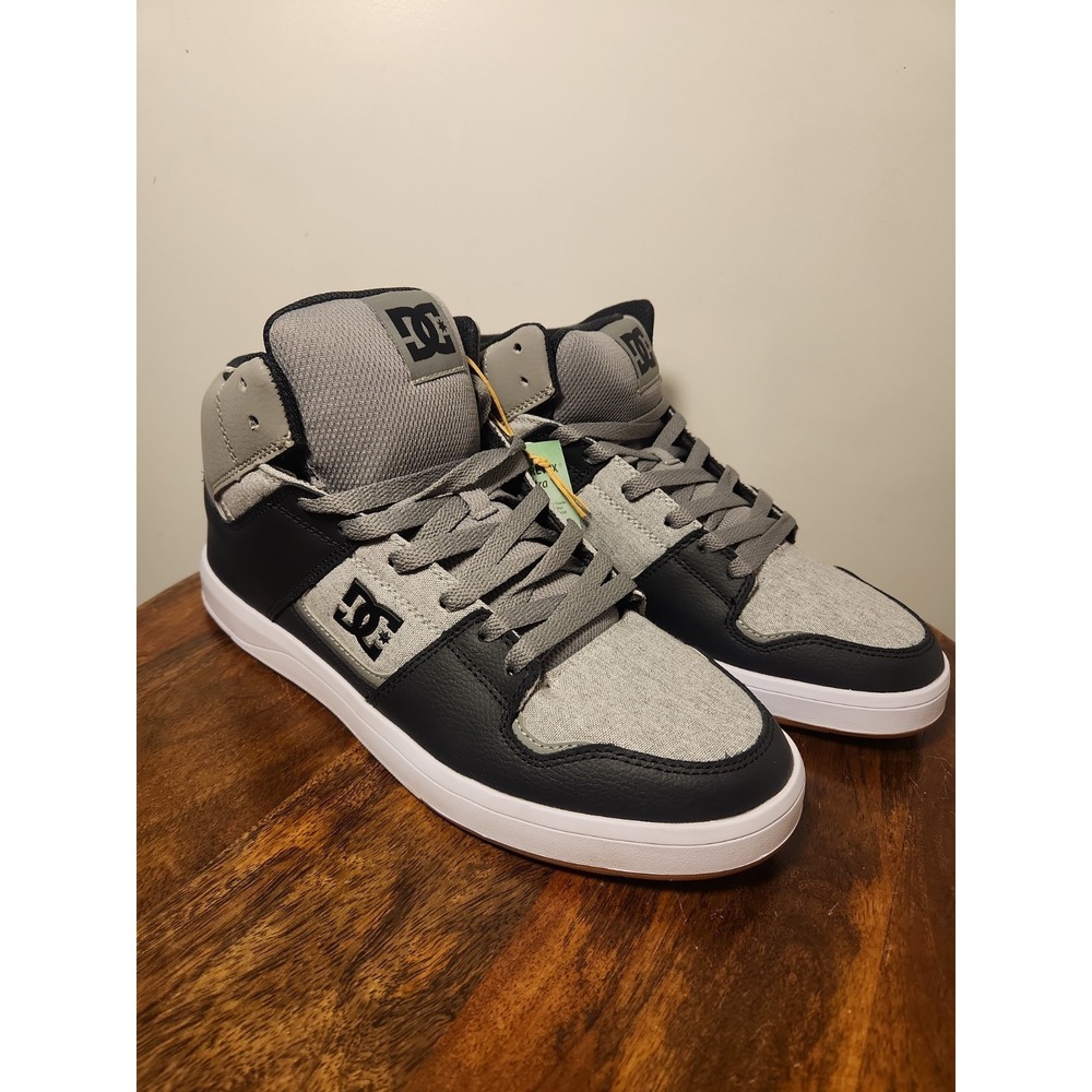 Men's Sz 12 DC Cure HI Top ADYS400072-GG4 Gray Skate Inspired Sneakers Shoes